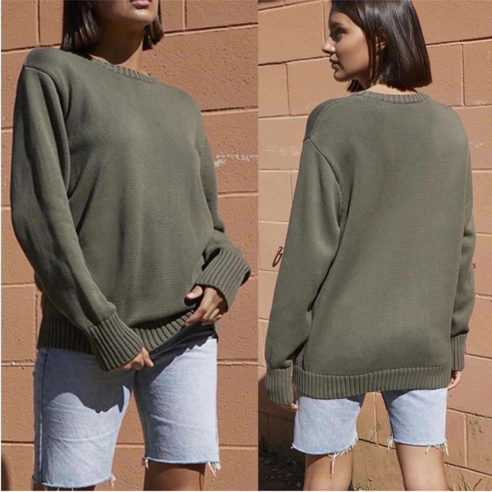 John Galt Olive Brianna Sweater
